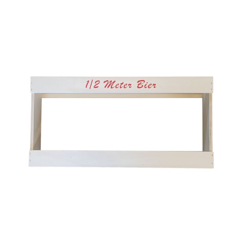 Holzgestell leer rot 1/2m
(kein Postversand möglich)