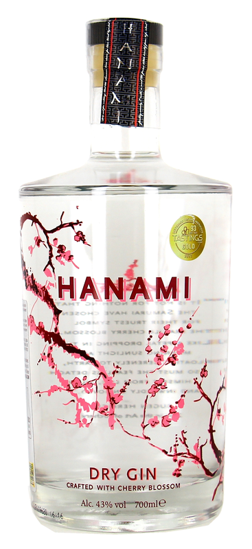 Hanami Dry Gin mit Kirschenblüten