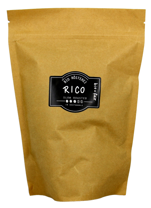 Lü's Bio Rösterei Rico Hausmischung, Ganze Bohnen, 500g °Bio°