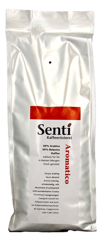 Kaffee Aromatico 500g
Kaffeerösterei Senti