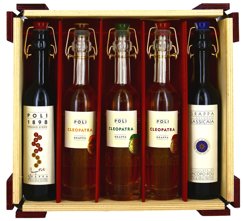 Poli, Grappa Barrels Baby Pack 5 x 10cl
