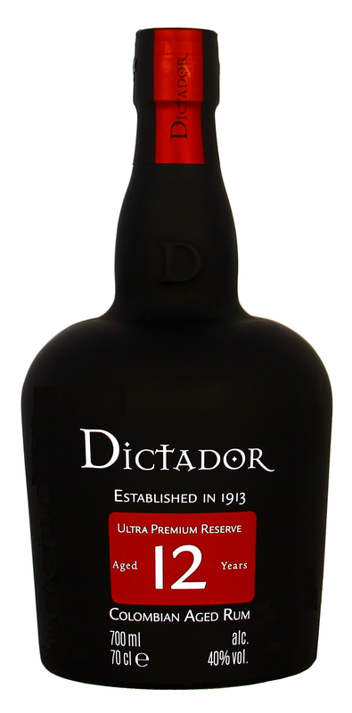 Dictador Colombian Rum Reserve Ultra Premium 12 J.