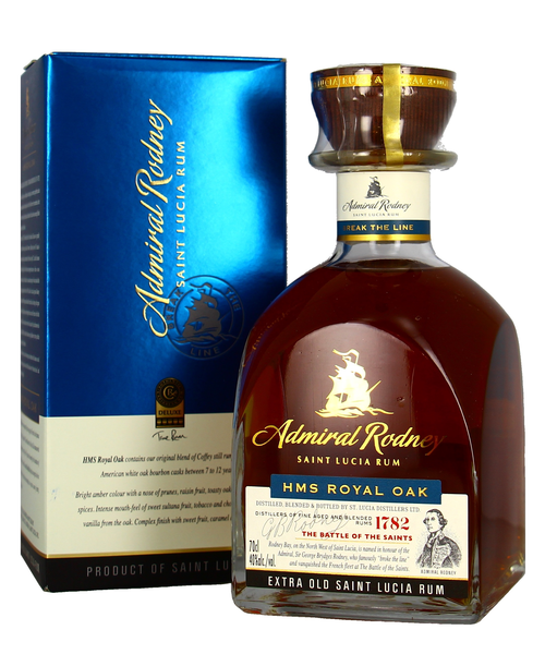 Admiral Rodney Saint Lucia Rum HMS Royal Oak