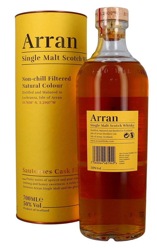 Arran Single Malt Sauternes Cask Finish
