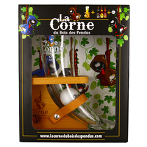 La Corne Geschenkkarton 3 Fl. & 1 Glas