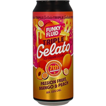Funky Fluid Triple Gelato: Passion Fruit, Mango & Peach Dose