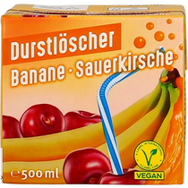 Durstlöscher Banane-Sauerkirsche