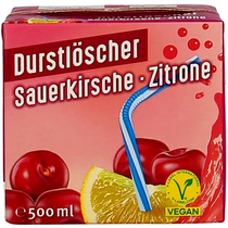 Durstlöscher Sauerkirsche-Zitrone