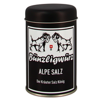 Bünzligwürz Alpesalz Streuerdose 160g