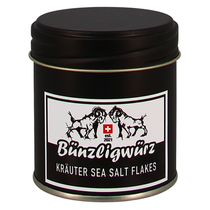 Bünzligwürz Kräuter Sea Salt Flakes Streuerdose 100g