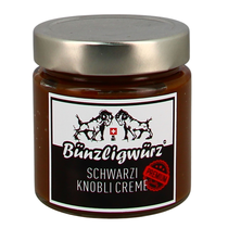 Bünzligwürz Schwarzi Knobli Creme 210g