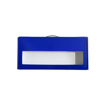 8er Bierkarton Blau Leer