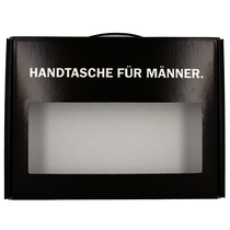 5er Bierkarton Leer Handtasche für Männer