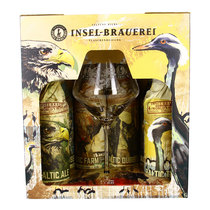 Rügener Insel-Brauerei Insel Baltic Edition GP,
6 Flaschen und 1 Glas
