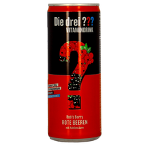 Die drei ??? Bob`s Berry Vitamindrink Rote Beeren Dose 