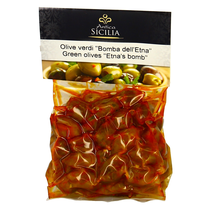 Olive verdi "Bomba dell'Etna" Antica Sicilia, 350g


