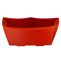 Royal offene Welle mittel bordeaux-rot
