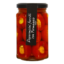 Peperoncini gefüllt mit Käse 280g, Casina Rossa